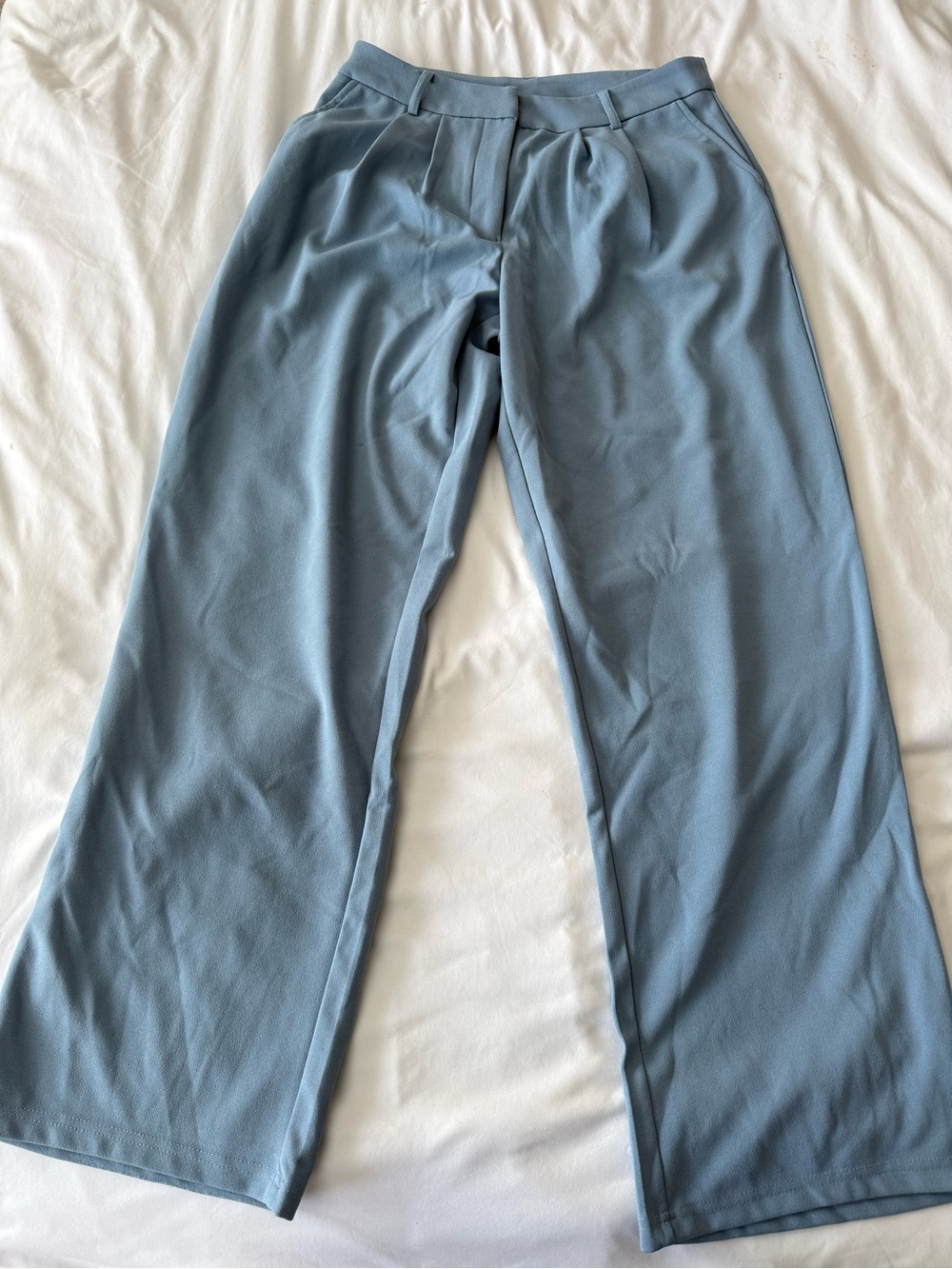 JDY Pants in Dusty Blue